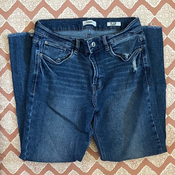 Kensie the slim straight Blue Jeans size 6 - Picture 1 of 6